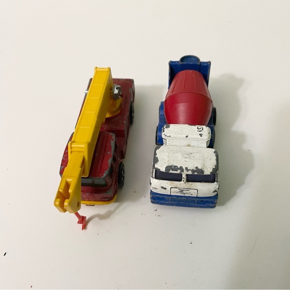 Vtg Corgi Junior Diecast Scammell Concrete Mixer Simon Snorkel Fire Engine - Picture 3 of 16